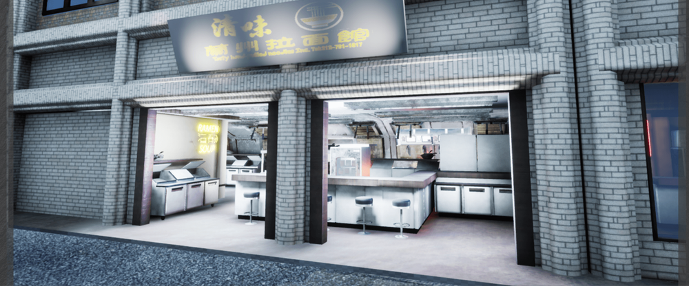 3d Art - Ramen Shop