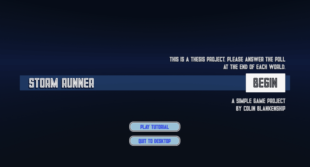 thesis: Storm Runner, #9